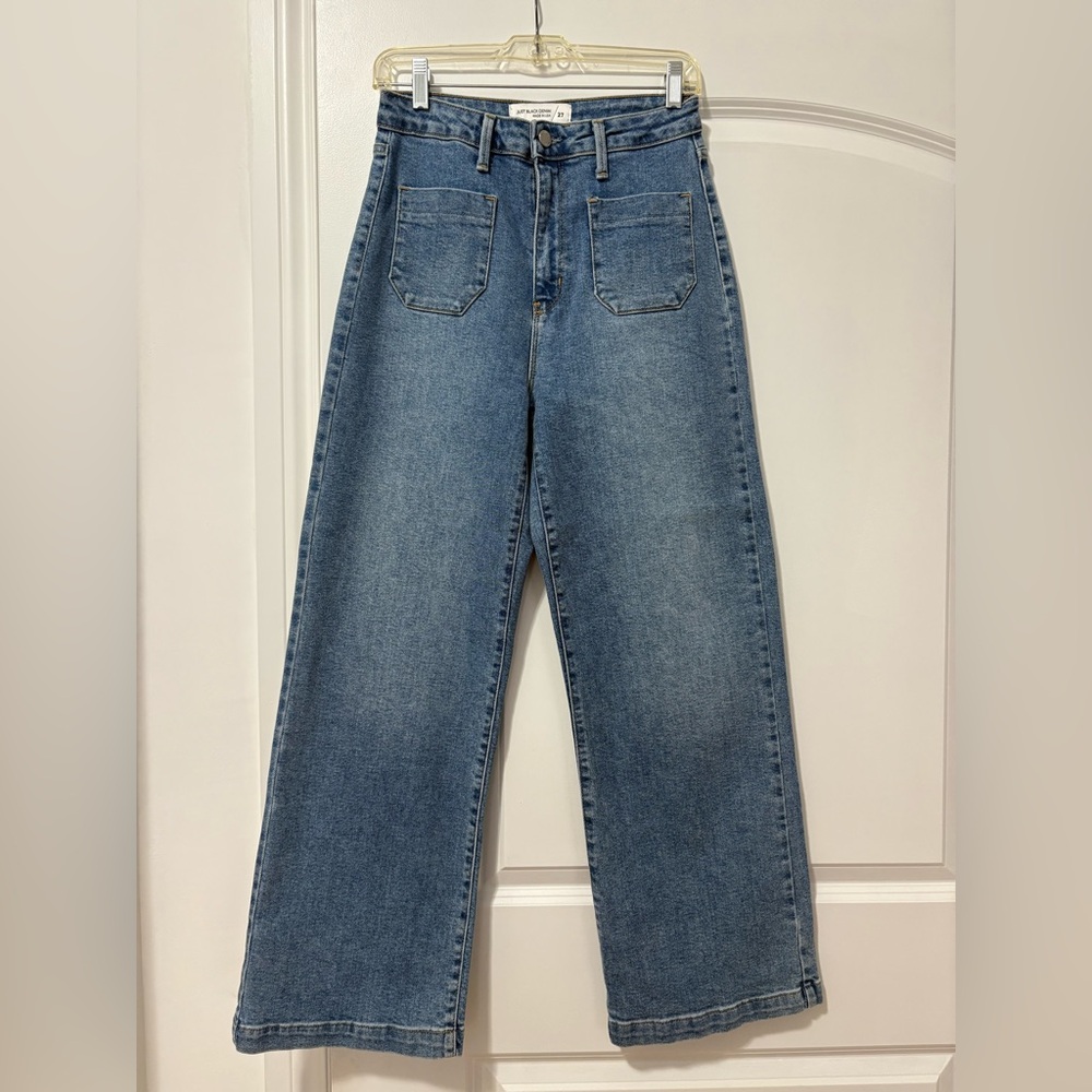 Just Black Denim - The Sailor Pocket Wide Leg